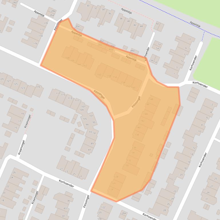 Kaart van postcodegebied 5754CD.