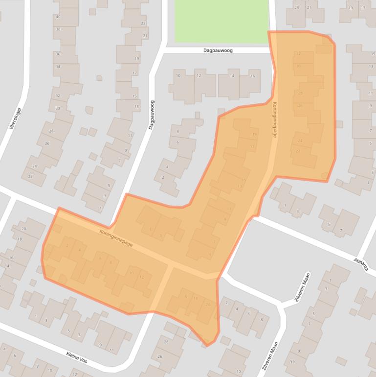 Kaart van postcodegebied 5754DL.