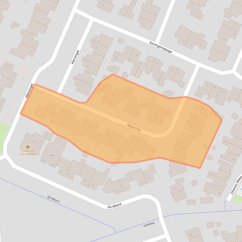 Kaart van postcodegebied 5754DM.