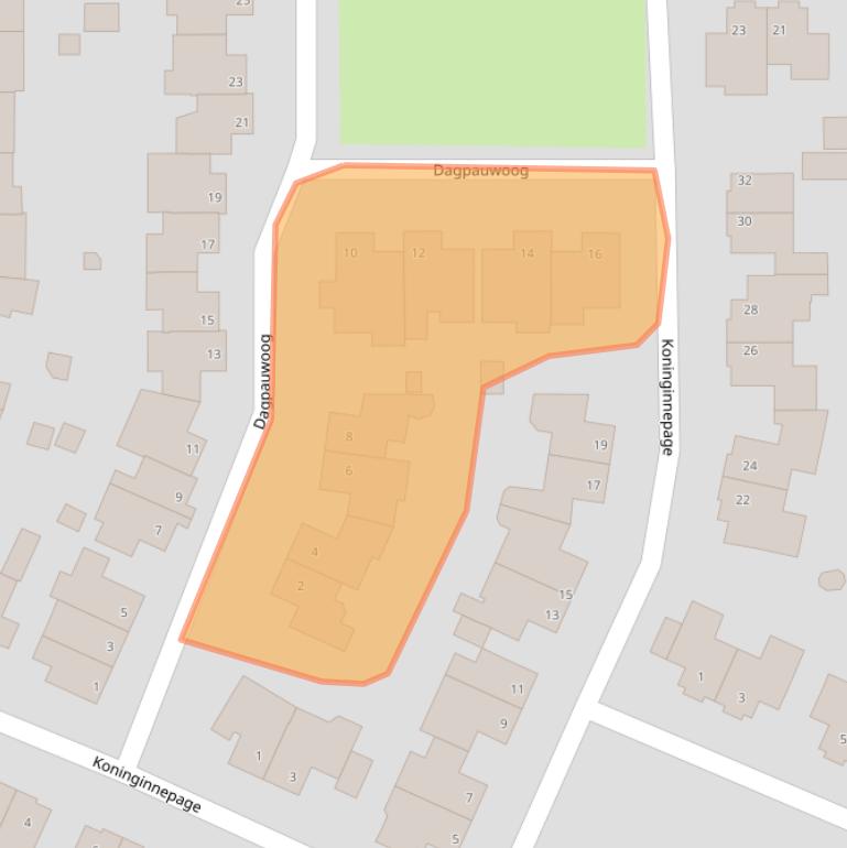 Kaart van postcodegebied 5754DP.