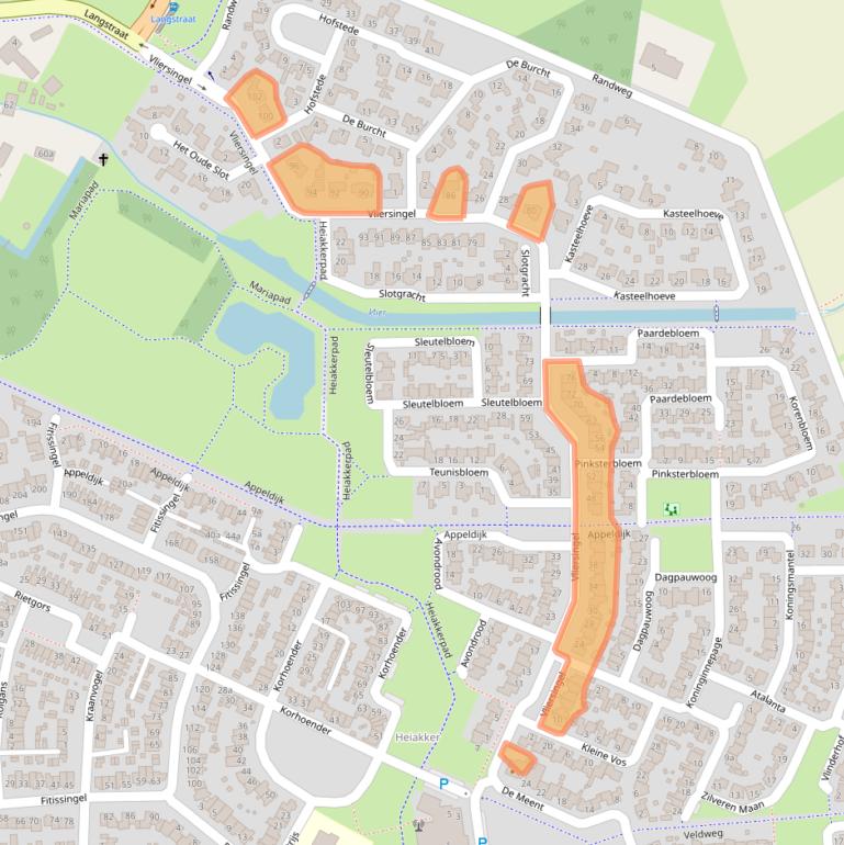 Kaart van postcodegebied 5754DS.