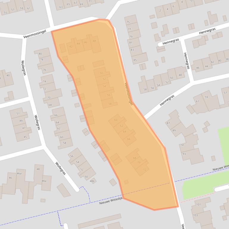 Kaart van postcodegebied 5754EM.