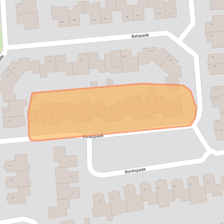Kaart van postcodegebied 5754HJ.