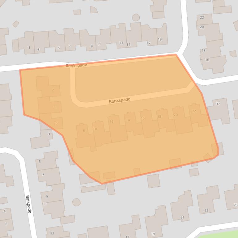 Kaart van postcodegebied 5754HK.