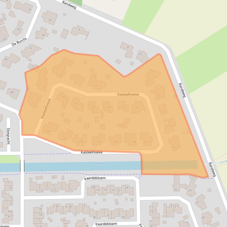 Kaart van postcodegebied 5754HW.