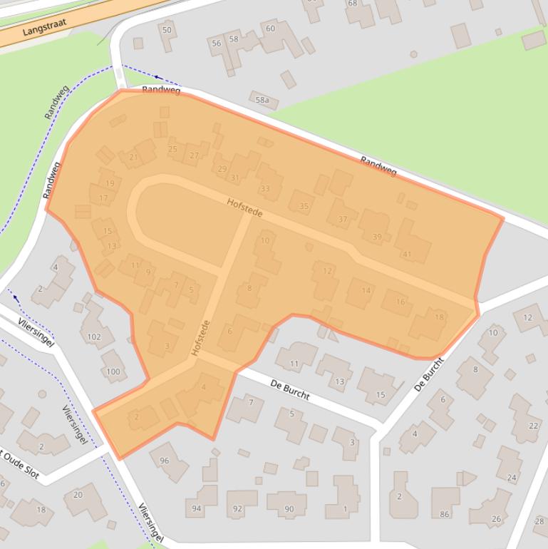 Kaart van postcodegebied 5754HX.