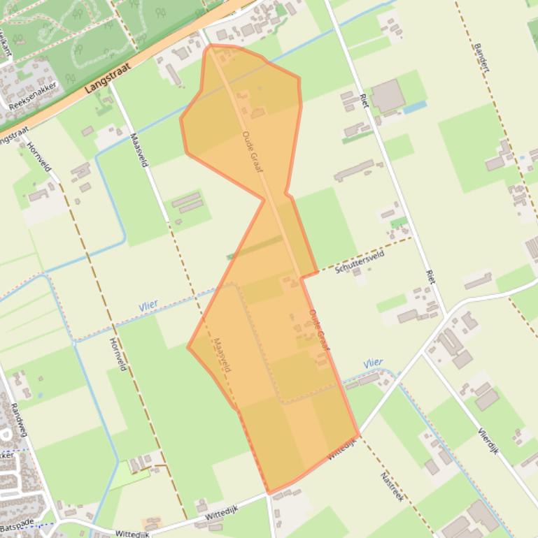 Kaart van postcodegebied 5754PD.