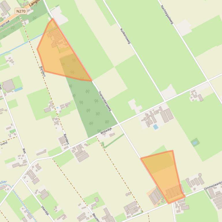 Kaart van postcodegebied 5754PJ.