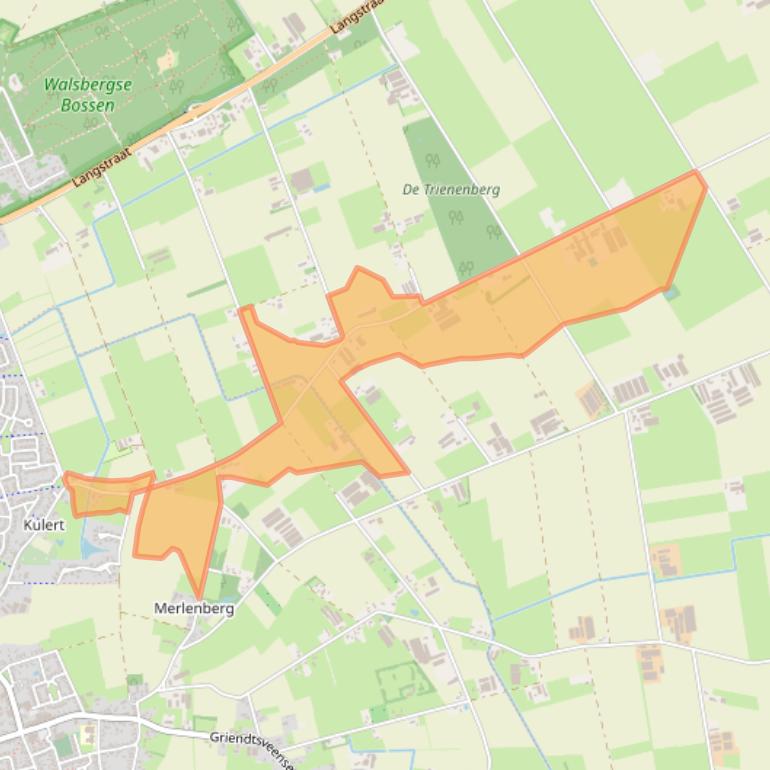 Kaart van postcodegebied 5754PP.