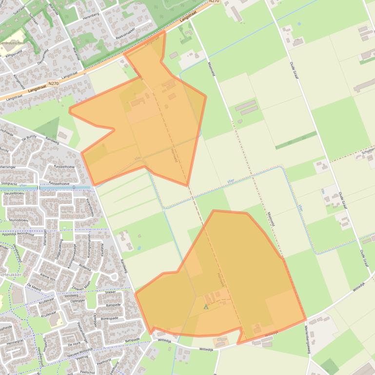 Kaart van postcodegebied 5754PS.