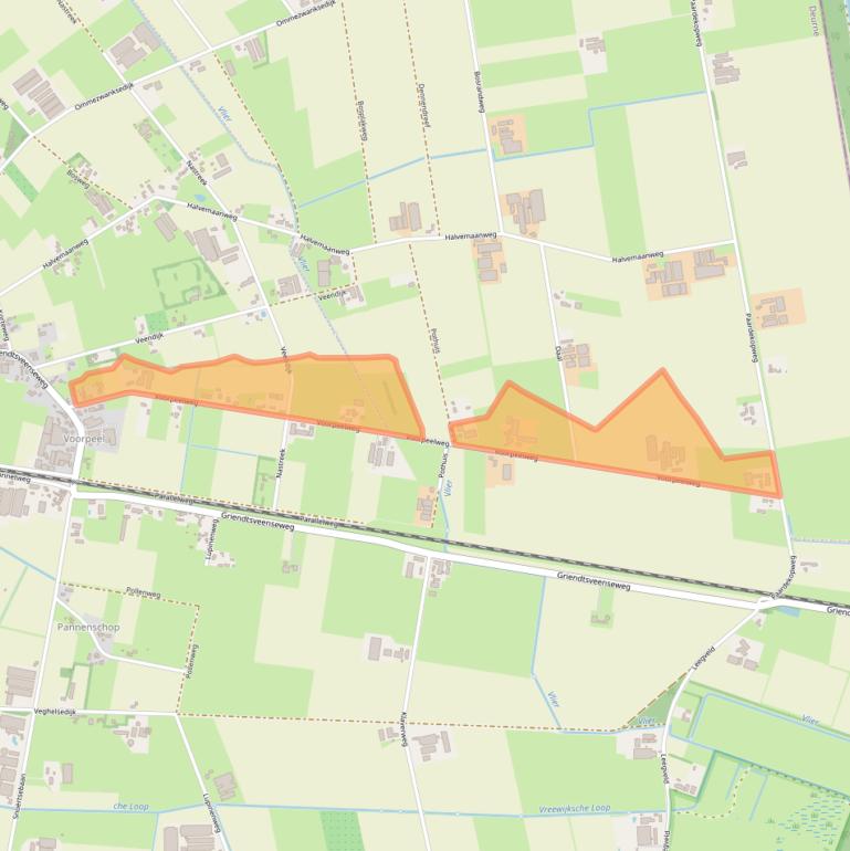 Kaart van postcodegebied 5754RH.