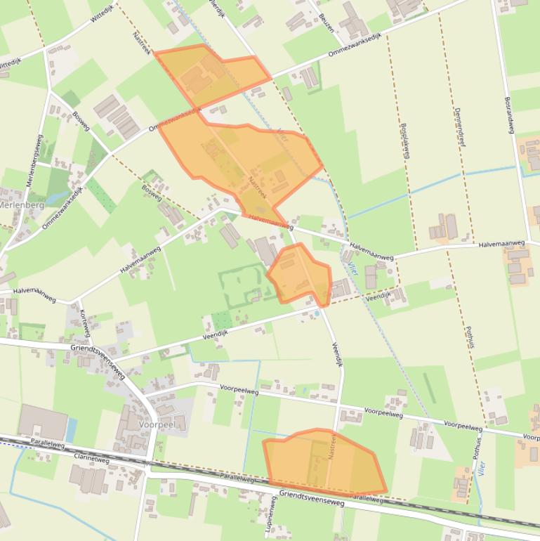 Kaart van postcodegebied 5754RK.