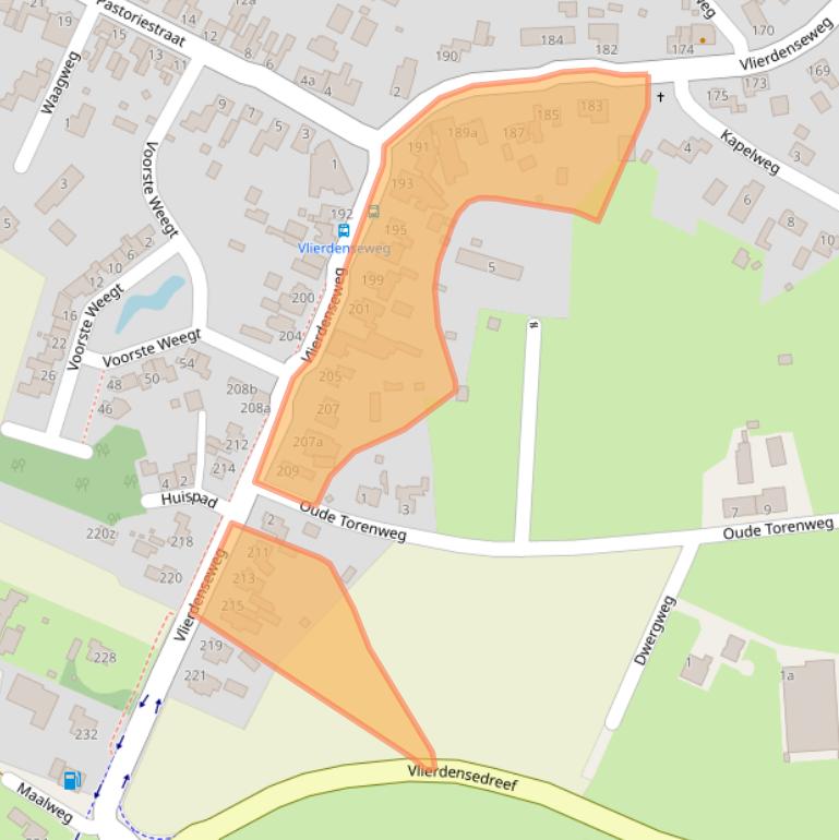 Kaart van postcodegebied 5756AB.