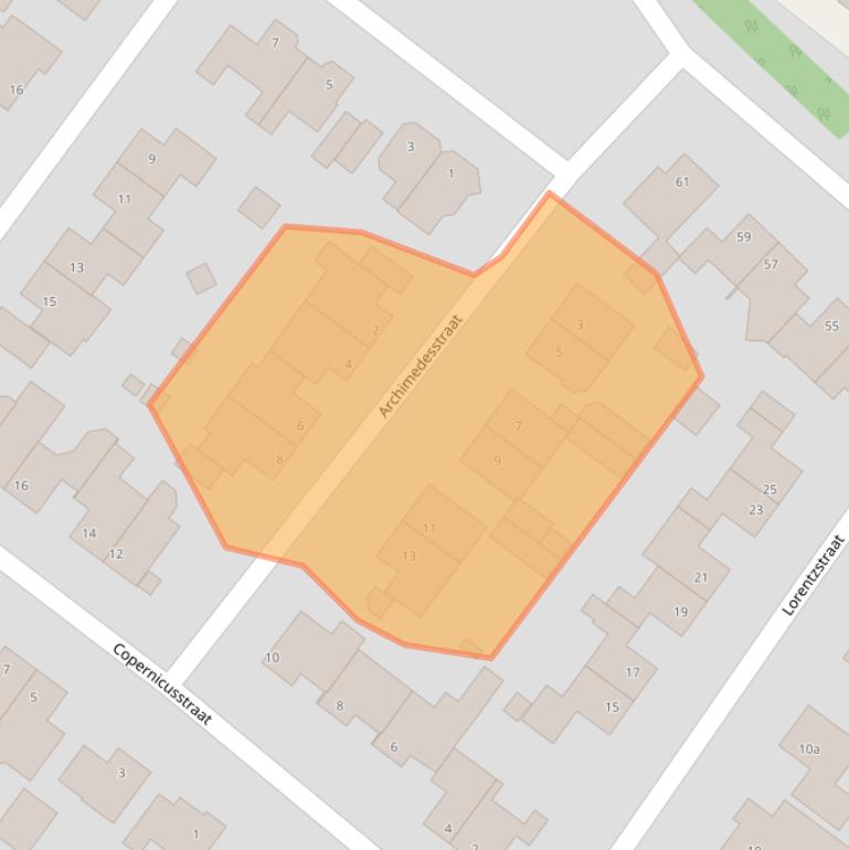 Kaart van postcodegebied 5756BL.