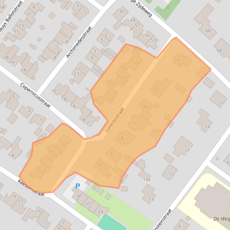 Kaart van postcodegebied 5756BM.