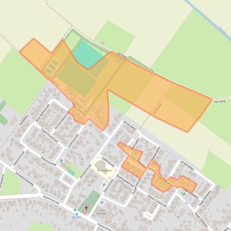 Kaart van postcodegebied 5756BR.