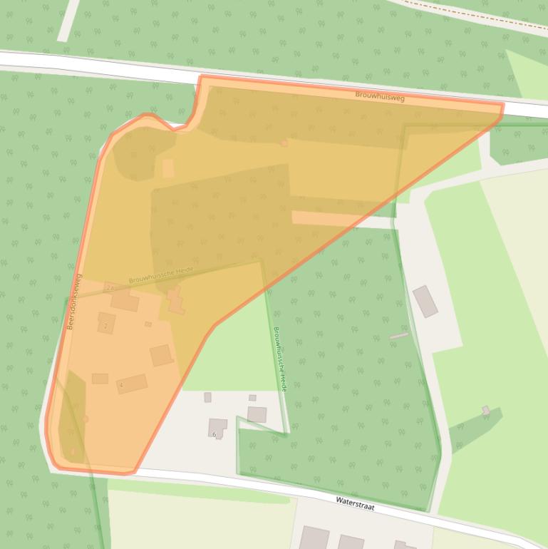 Kaart van postcodegebied 5756PV.