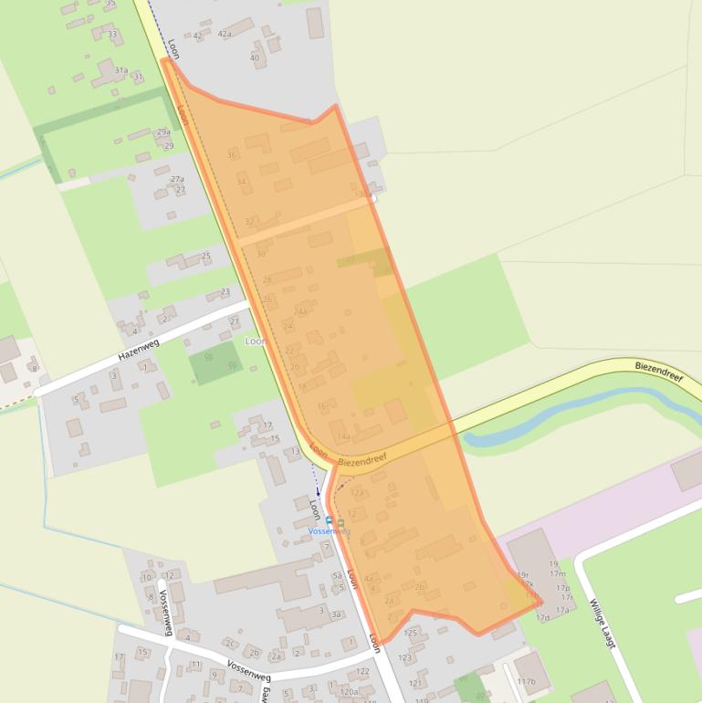 Kaart van postcodegebied 5757AC.
