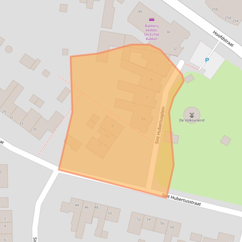 Kaart van postcodegebied 5757BS.