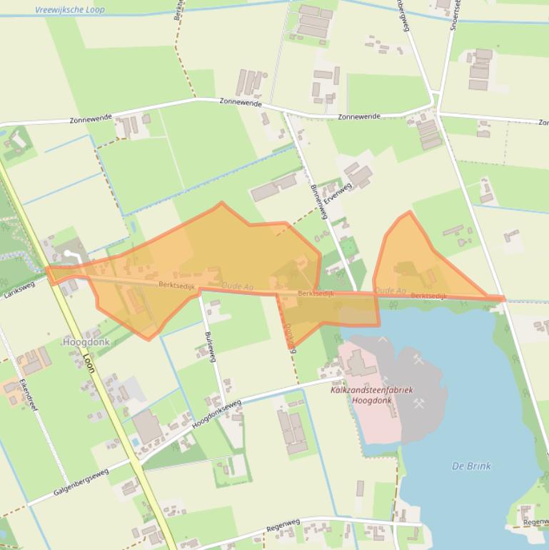 Kaart van postcodegebied 5757PG.