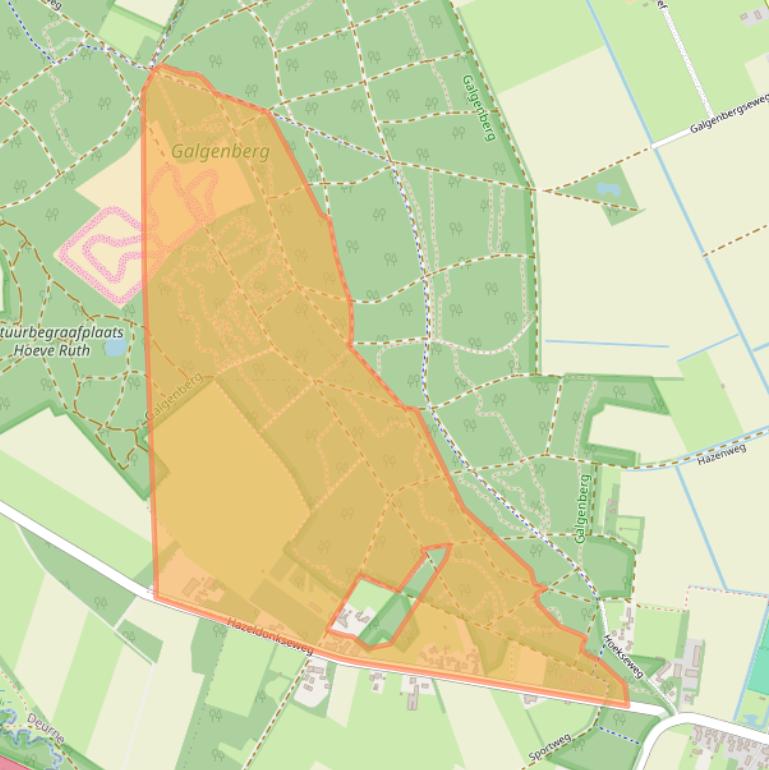 Kaart van postcodegebied 5757SM.