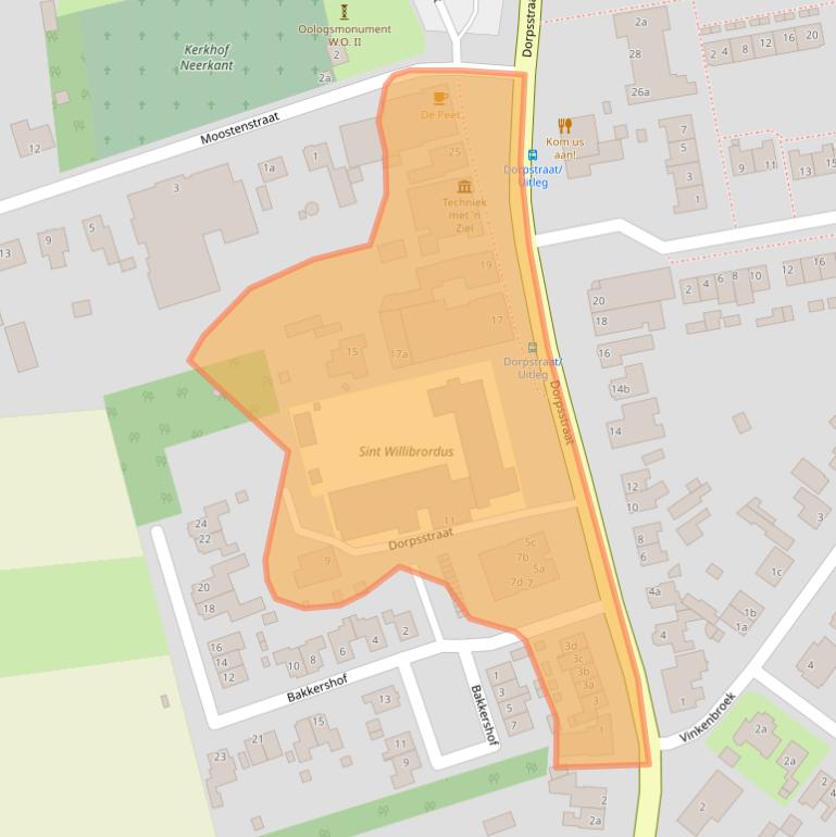 Kaart van postcodegebied 5758AM.