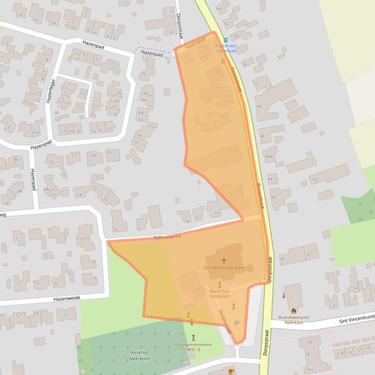Kaart van postcodegebied 5758AN.