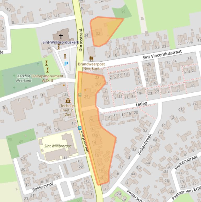 Kaart van postcodegebied 5758AR.