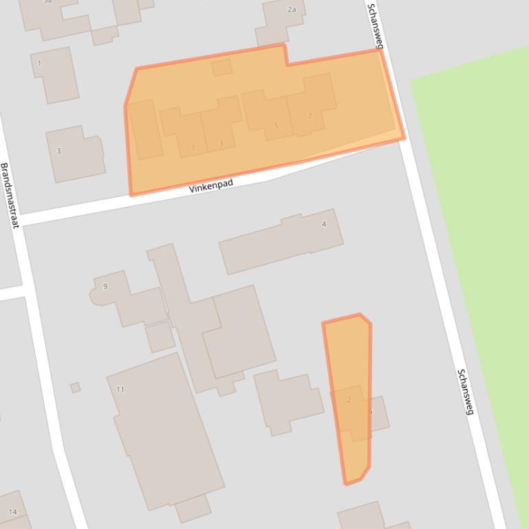 Kaart van postcodegebied 5758BH.