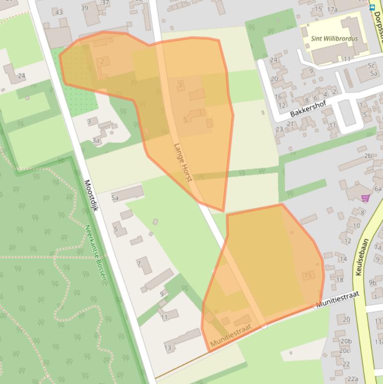 Kaart van postcodegebied 5758PT.