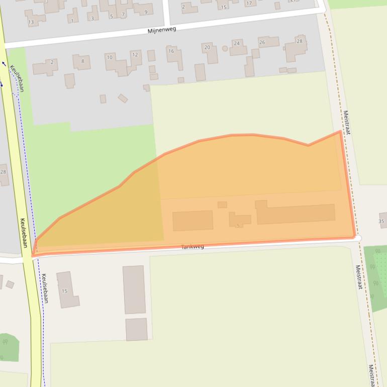 Kaart van postcodegebied 5758RD.