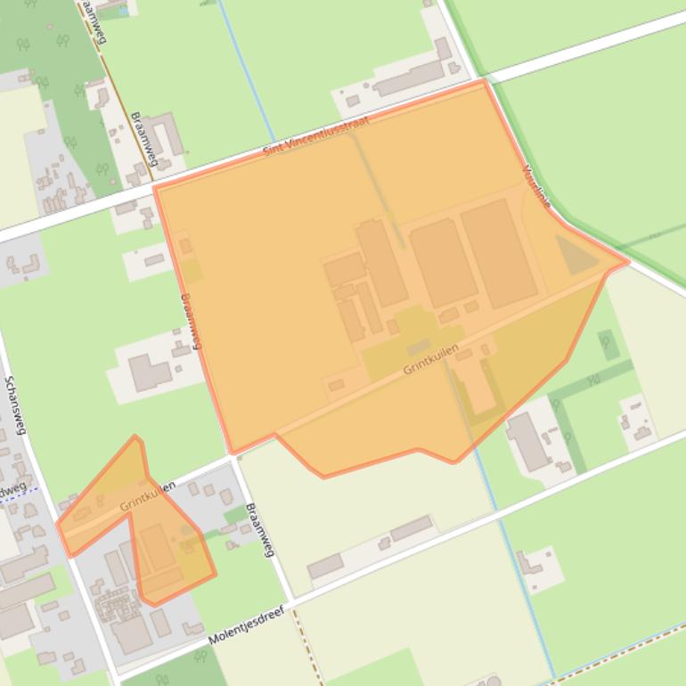 Kaart van postcodegebied 5758RJ.