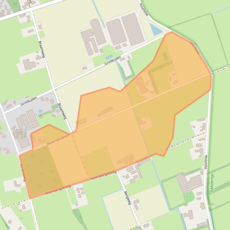 Kaart van postcodegebied 5758RK.