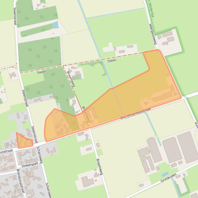 Kaart van postcodegebied 5758SC.