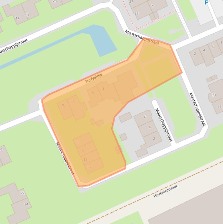 Kaart van postcodegebied 5759NC.