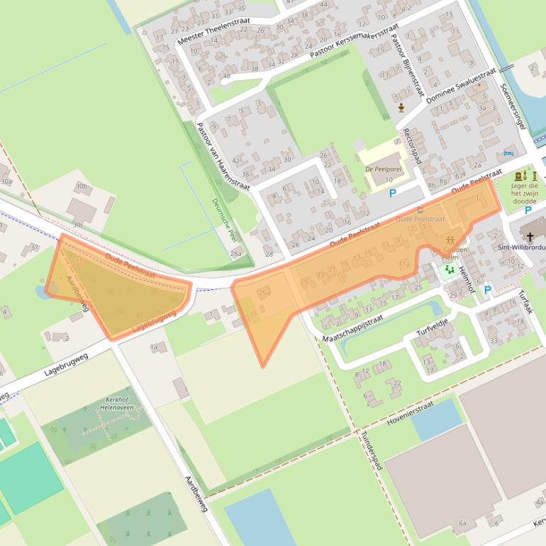 Kaart van postcodegebied 5759PA.