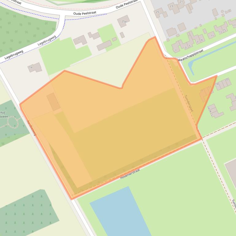 Kaart van postcodegebied 5759PE.