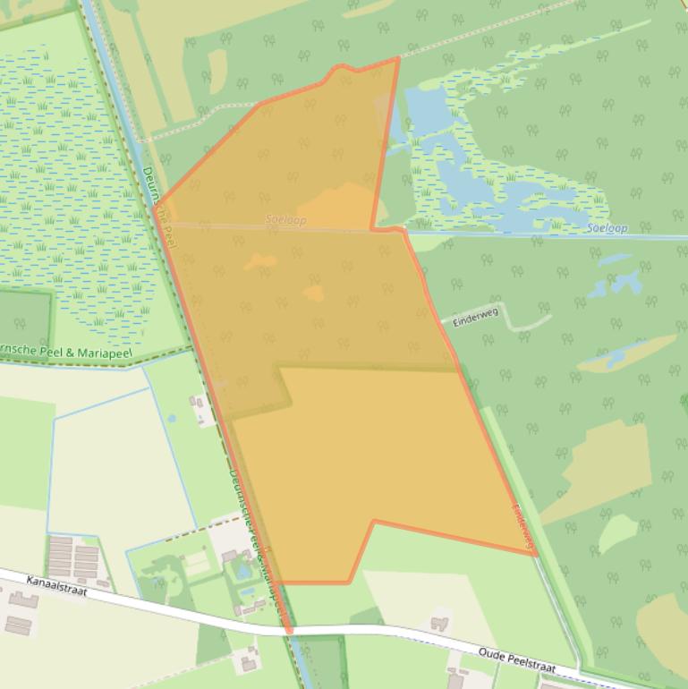 Kaart van postcodegebied 5759PG.