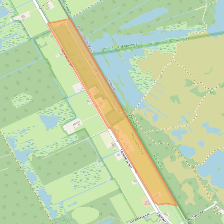 Kaart van postcodegebied 5759PZ.