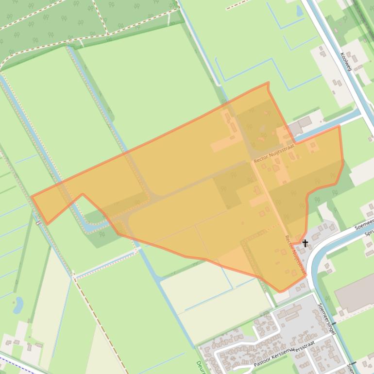 Kaart van postcodegebied 5759RG.