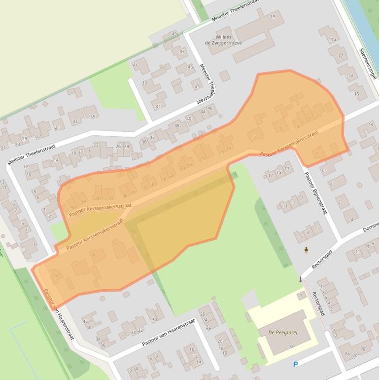 Kaart van postcodegebied 5759RH.
