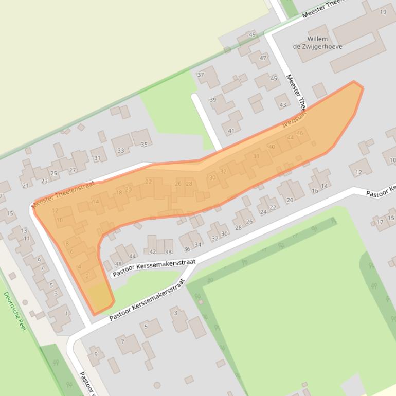 Kaart van postcodegebied 5759RR.