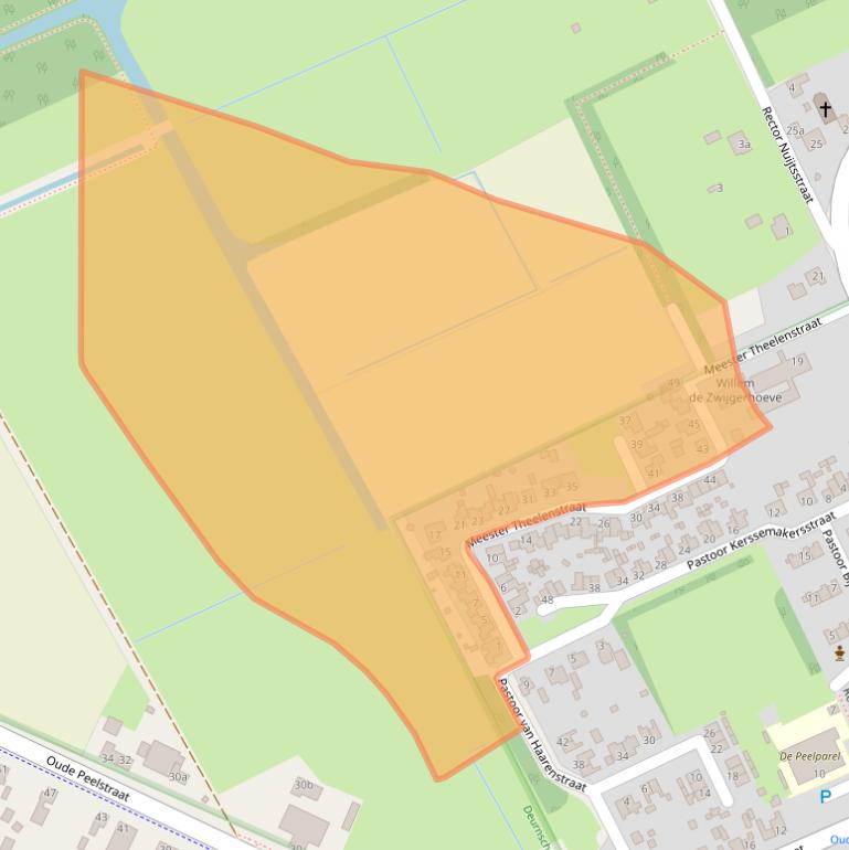 Kaart van postcodegebied 5759RS.
