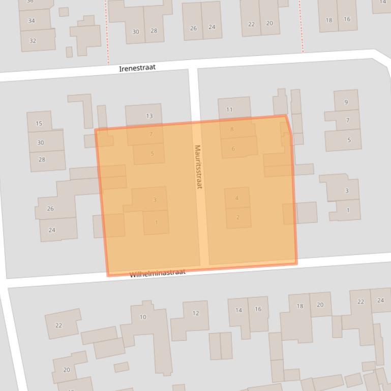 Kaart van postcodegebied 5761AR.