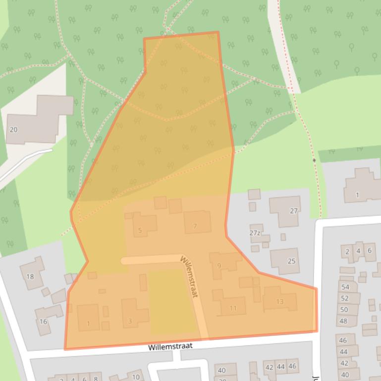 Kaart van postcodegebied 5761BD.
