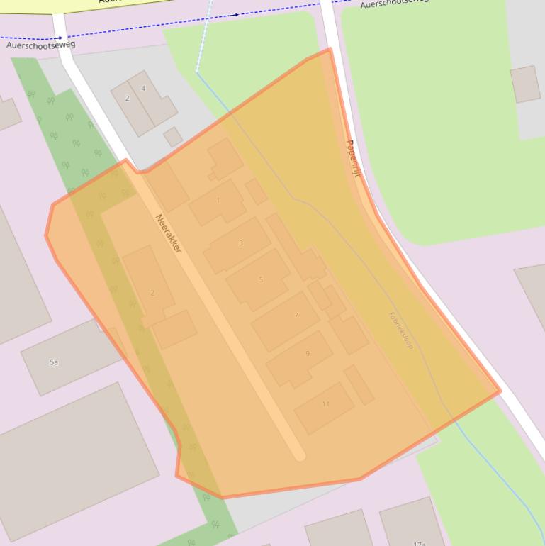 Kaart van postcodegebied 5761DA.