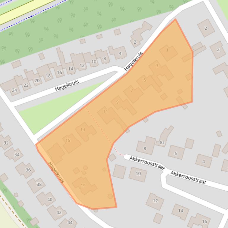 Kaart van postcodegebied 5761GP.