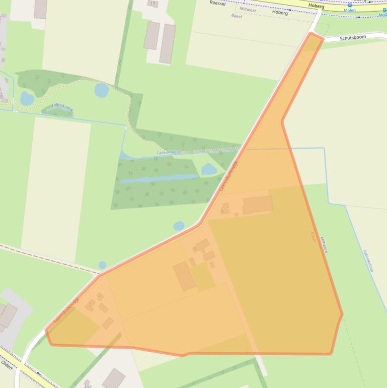 Kaart van postcodegebied 5761PB.