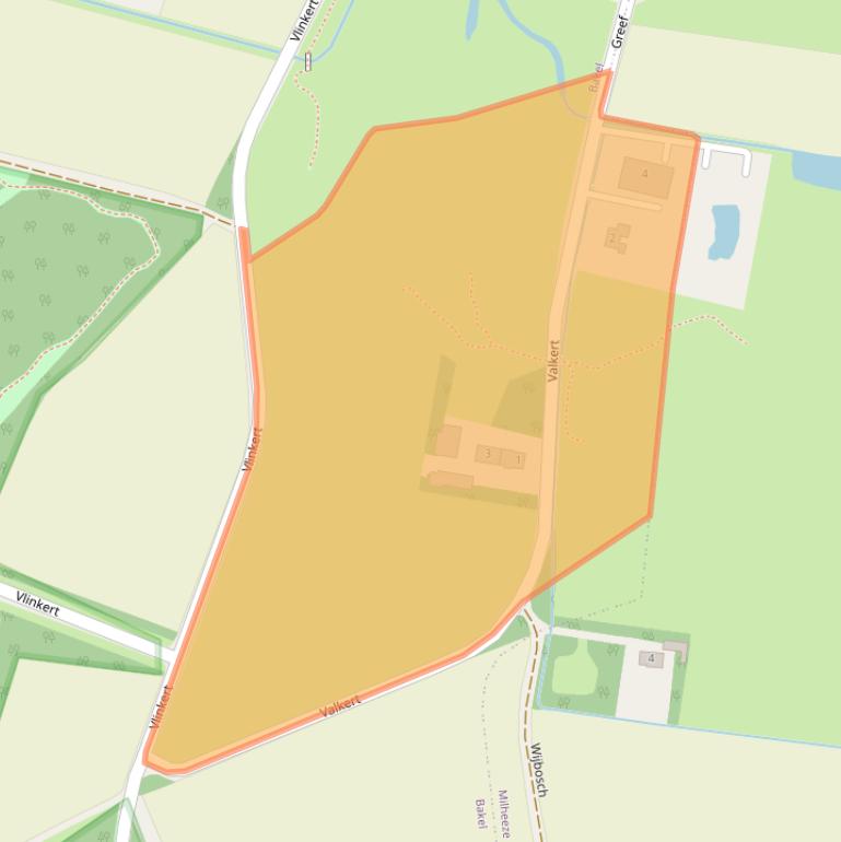 Kaart van postcodegebied 5761RR.