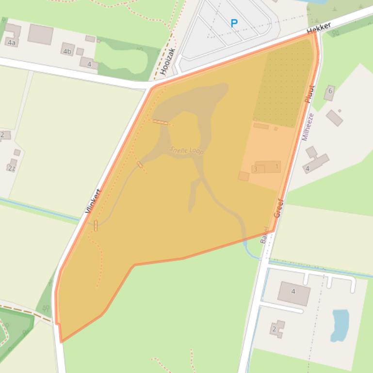 Kaart van postcodegebied 5761RS.